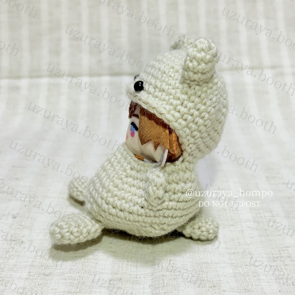 《10cmぬい・ぬい服》着ぐるみ くまさん⑧