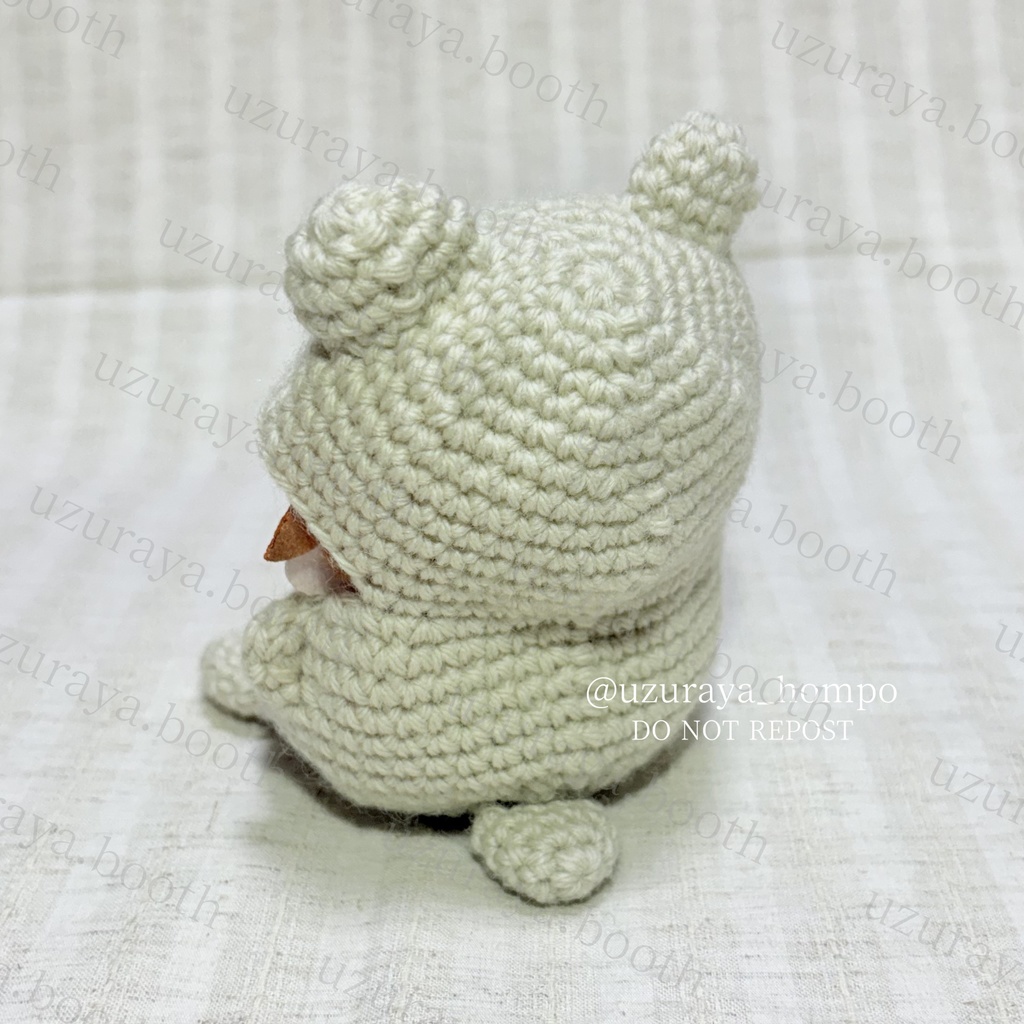 《10cmぬい・ぬい服》着ぐるみ くまさん⑧