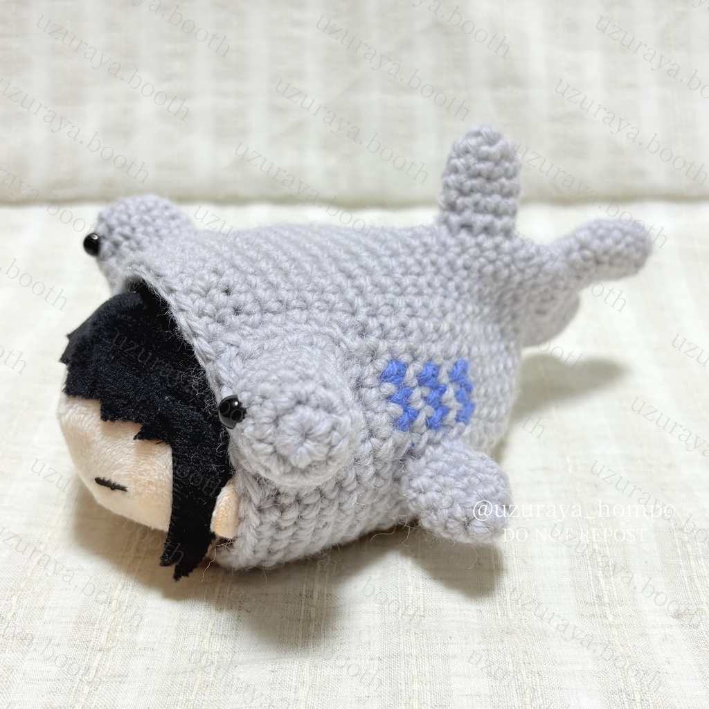 《ぬい服》着ぐるみ シュモクザメさん②