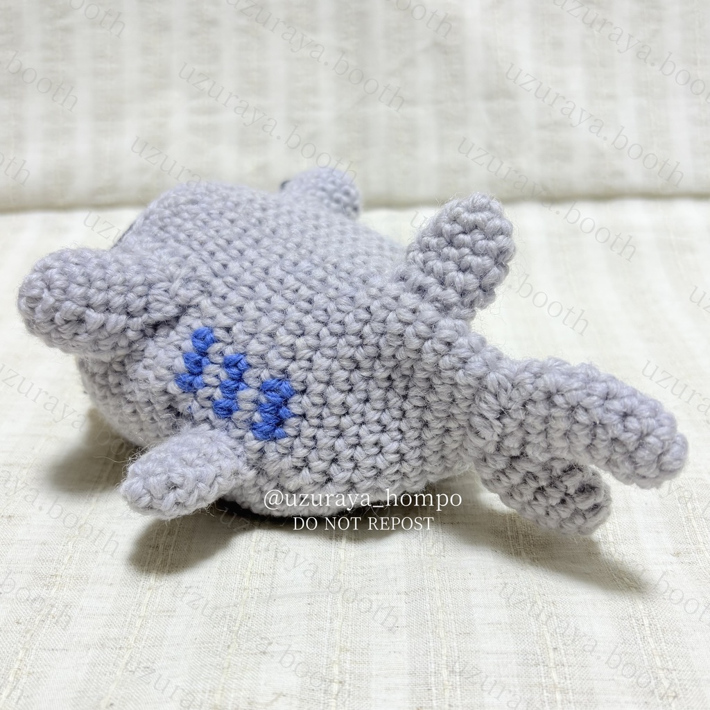 《ぬい服》着ぐるみ シュモクザメさん②