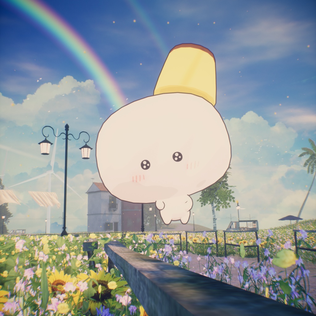 マシュマロ星人/オリジナル3Dモデル