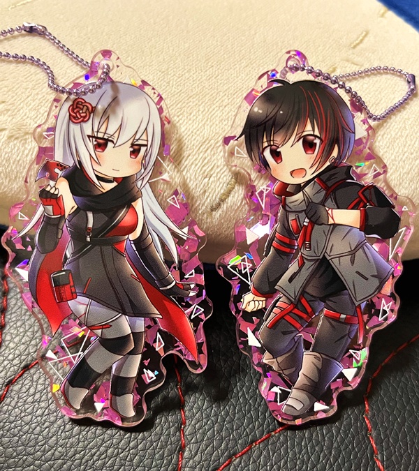 スカネク アクリルキーホルダー