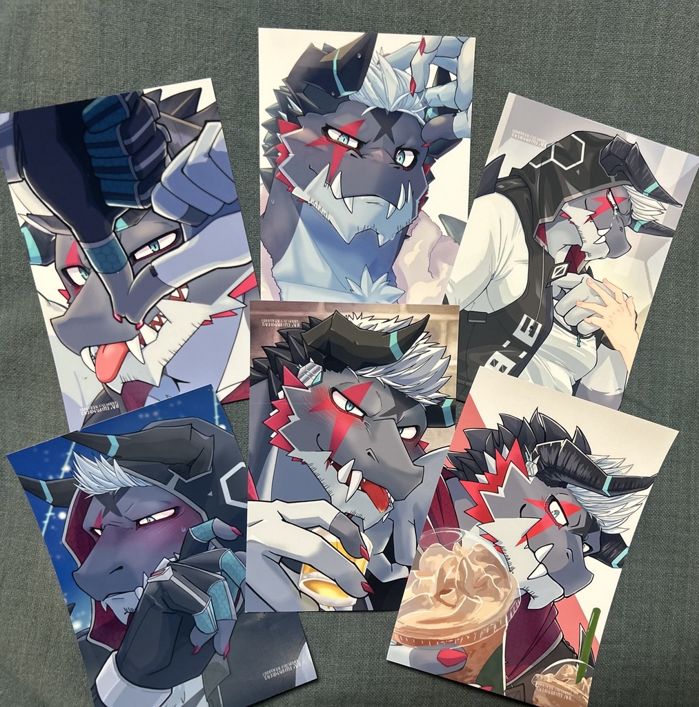 ポストカード　ギアンサルくん6枚セット