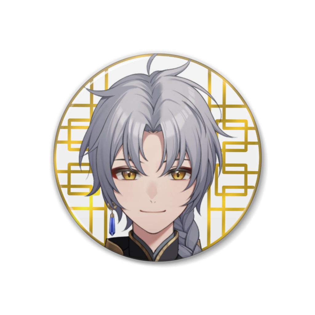 缶バッジ 三つ編みチャイナVer.【ナツキ・ハイペリオン】