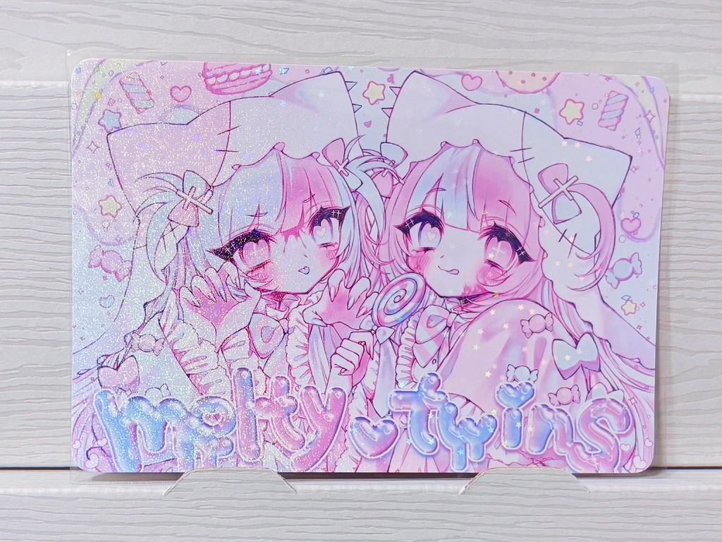 キラキラ メルティツインズポストカード