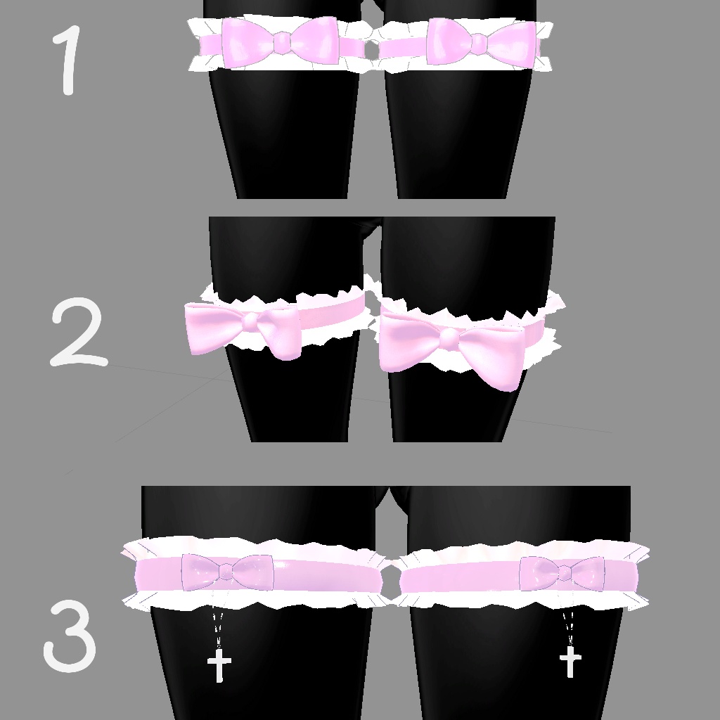 Maru body対応 フリルレッグベルト