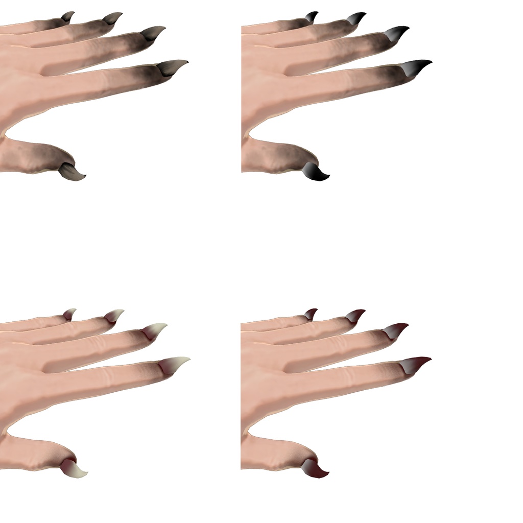 ヴラウ君・ゼヴ君専用 獣風ネイル