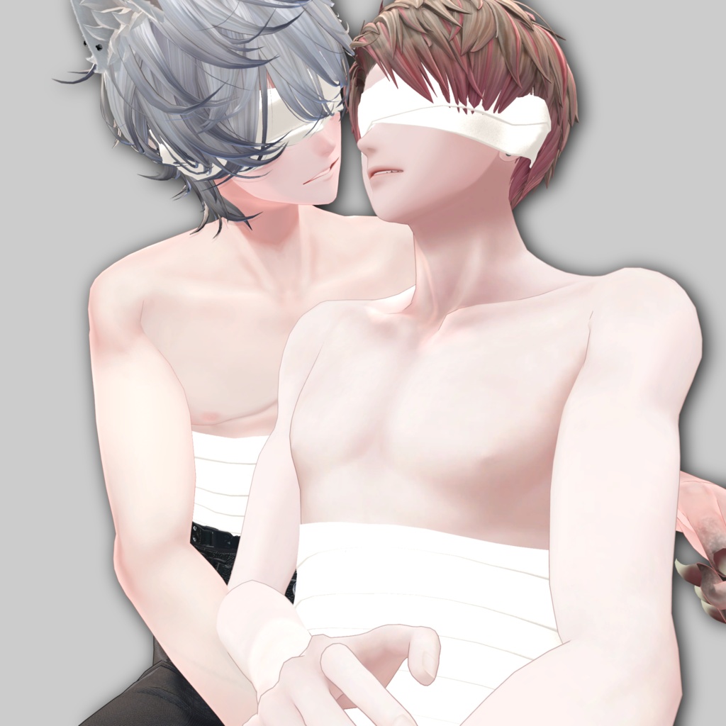 斑霞くん素体・燈裡くん対応 Bendare set