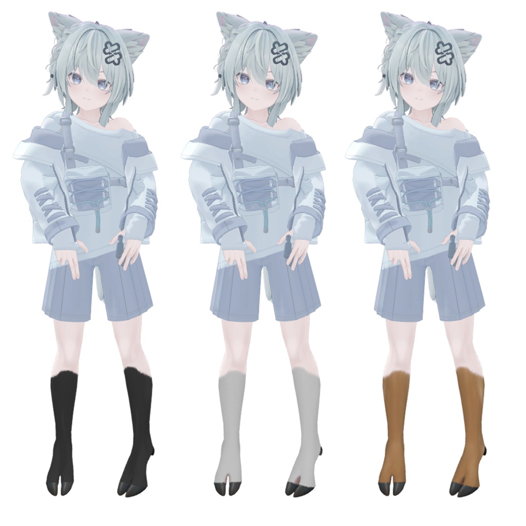 複数アバター対応 ショート版 しかのあんよ