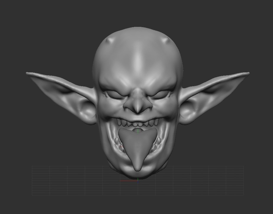 019ゴブリンヘッド表情1,2GBH2