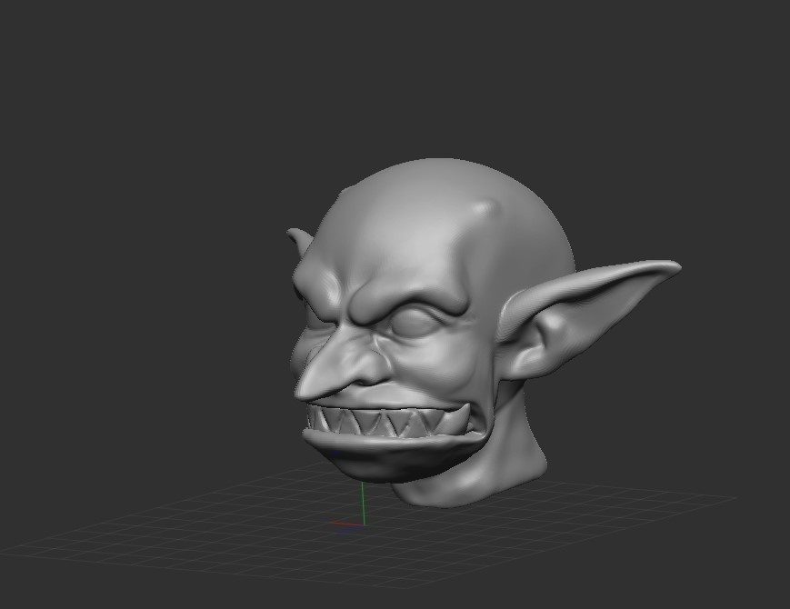 019ゴブリンヘッド表情1,2GBH2