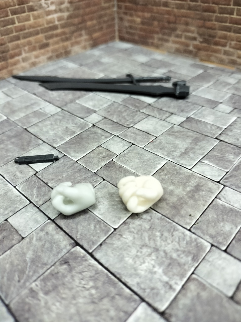 肩筋肉アーマー(大・小)+武器持ち手セット