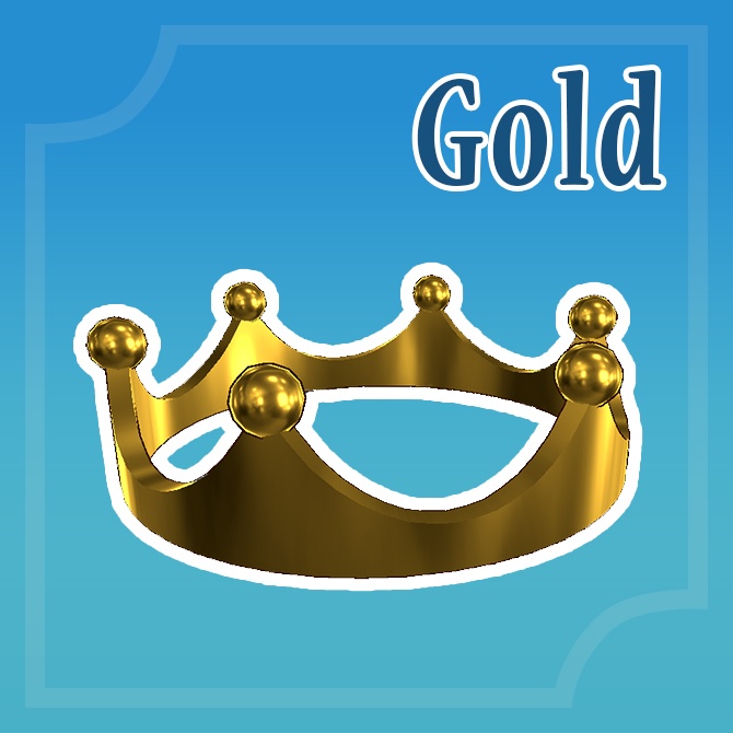 とにかくシンプルな王冠