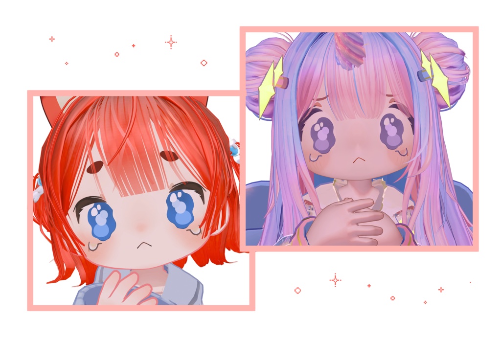 【まめひなた専用】 アイテクスチャ ★ Twin Stars ★