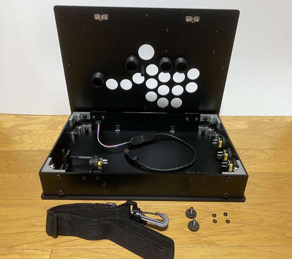 レバーレスアケコン ケース(ボタン4つ付き)