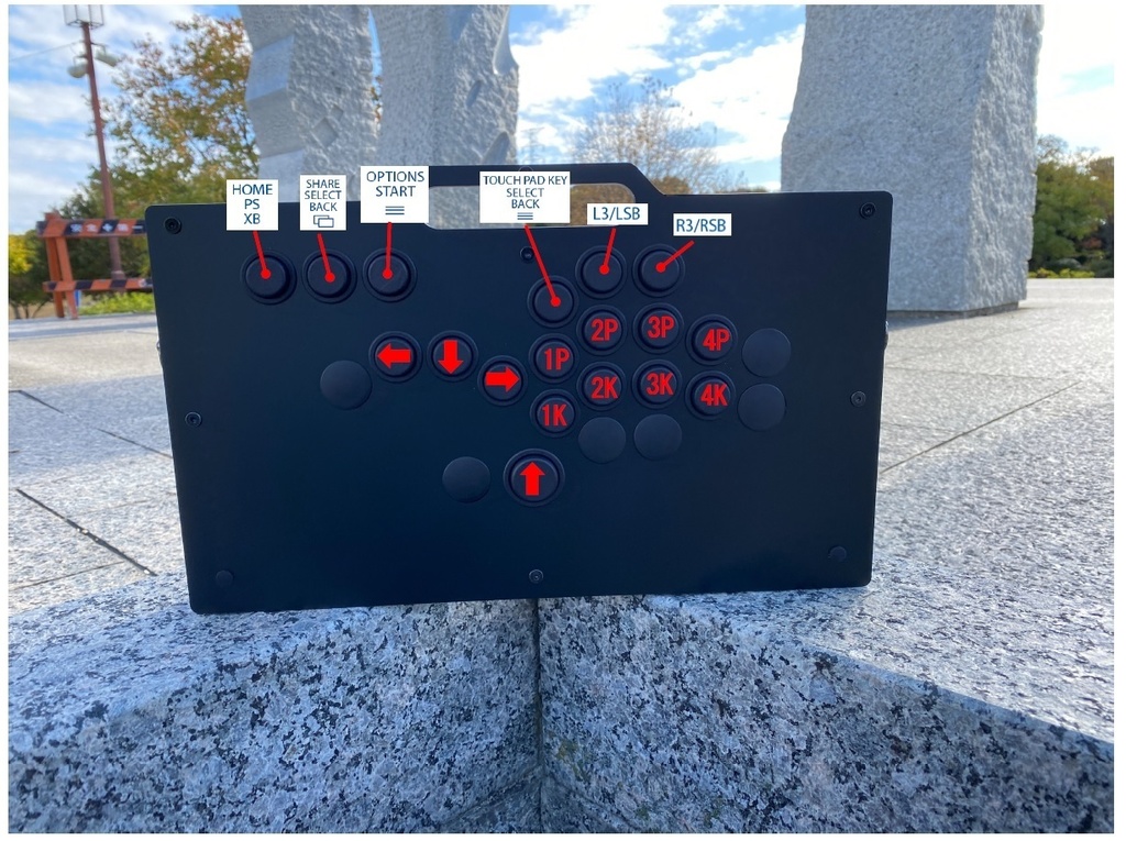 レバーレスアケコン carry journey flat