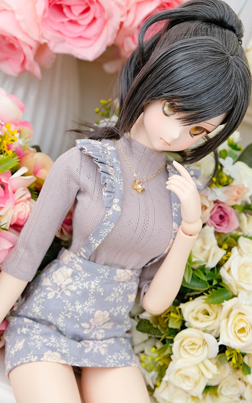 *砂海* 花柄台形スカートセット*全6色* Sdgr~DD(M/L胸)