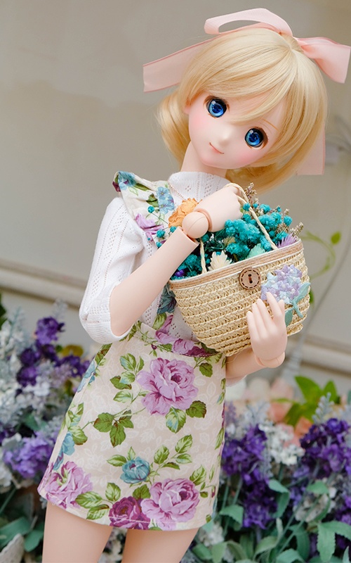 *砂海* 花柄台形スカートセット*全6色* Sdgr~DD(M/L胸)