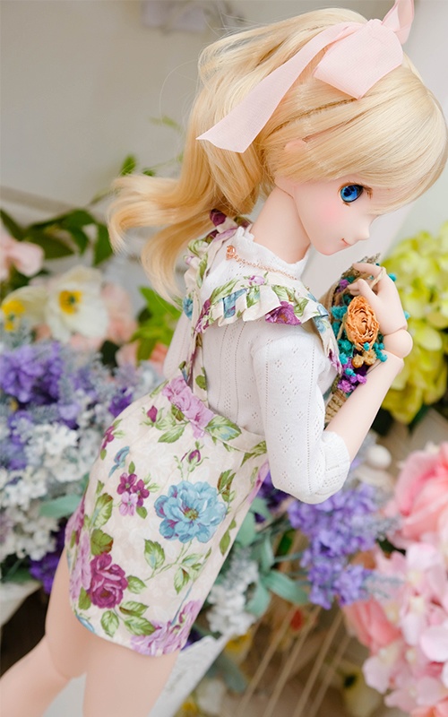 *砂海* 花柄台形スカートセット*全6色* Sdgr~DD(M/L胸)