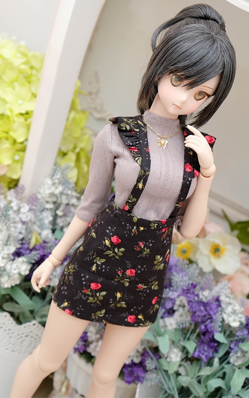 *砂海* 花柄台形スカートセット*全6色* Sdgr~DD(M/L胸)