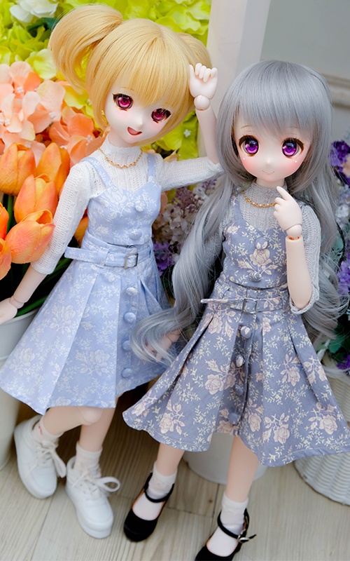 *砂海* 花柄ドレスセット*全5色* MDD (S~M胸のみ)
