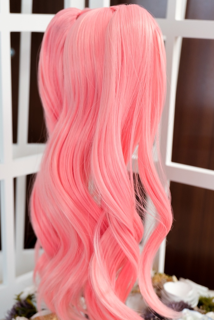 *砂海* ドール用ウィッグ - 2WAY フィーラーロング(シルバー &ゴールド&チェリーピンクNEW)