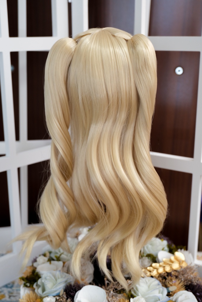 *砂海* ドール用ウィッグ - 2WAY フィーラーロング(シルバー &ゴールド&チェリーピンクNEW)