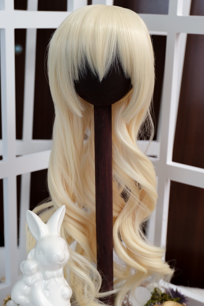 *砂海* ドール用ウィッグ - ハーフアップロング(ゴールド&ミルクゴールド)