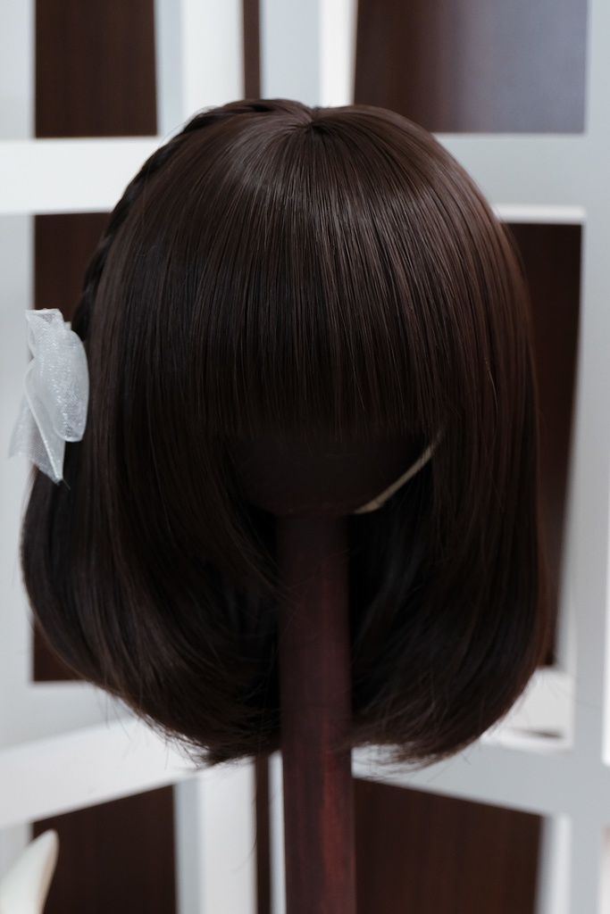 *砂海* ドール用ウィッグ - ワンカールボブ + リボン