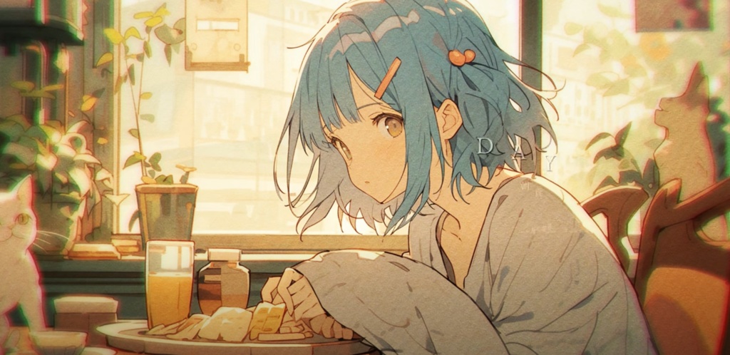 DAY 148　朝食と猫と。