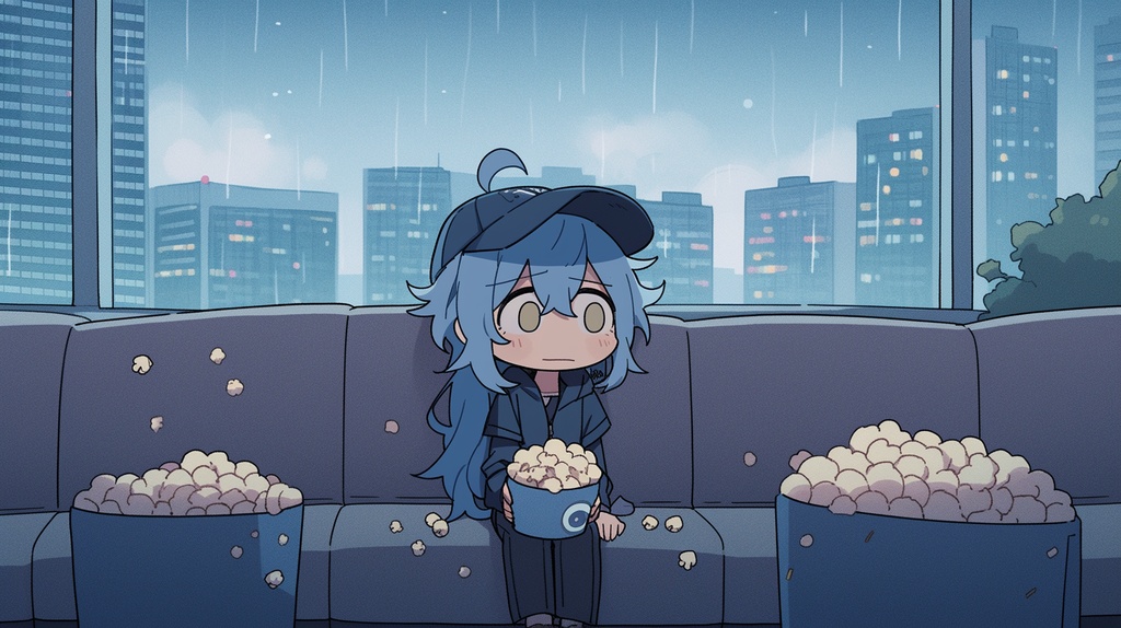 雨宿りのBGMアルバム：映画でも見るかぁ。５曲入り
