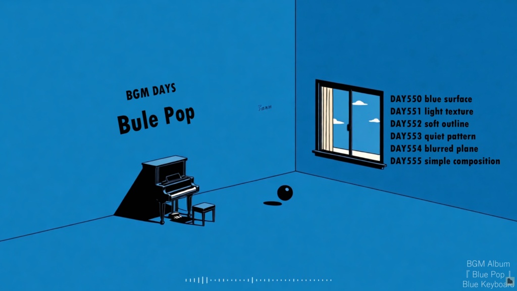 BGM DAYS Blue Pop
