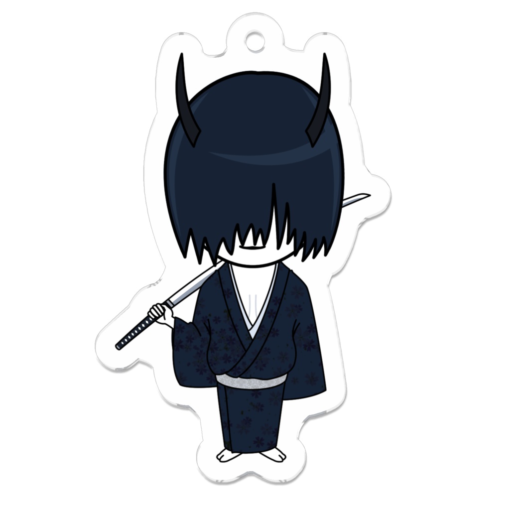 零穿キーホルダーver.1-1