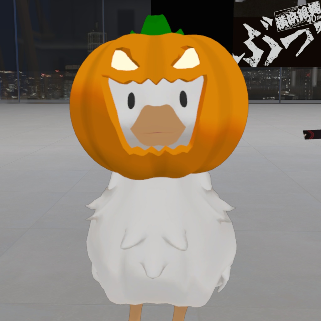 【無料】Patotoハロウィンかぼちゃヘッド【VRChat】