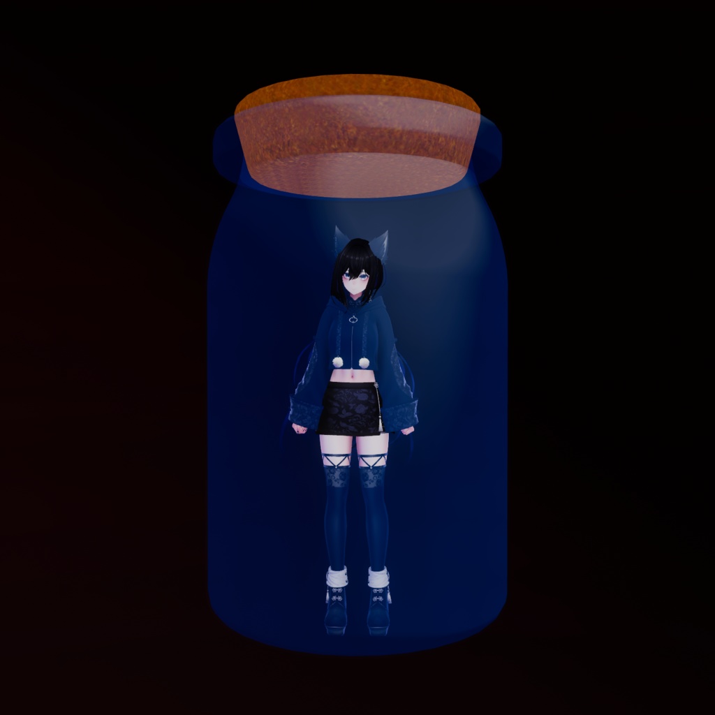 【無料】自分が入るためのビン【VRCchat】