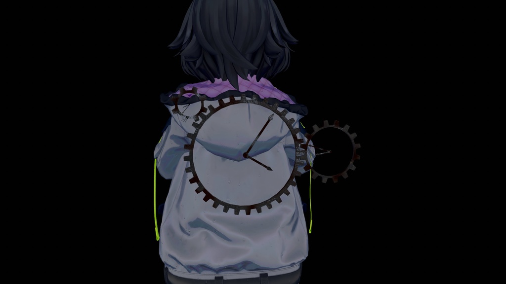 【VRChat】歯車時計【アクセサリー】
