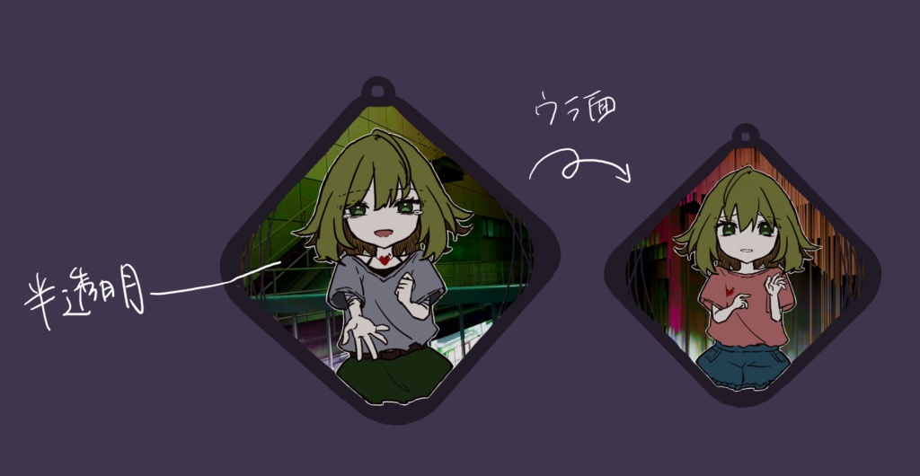 パラレルワールド金山駅(オリジナル曲)アクリルキーホルダー