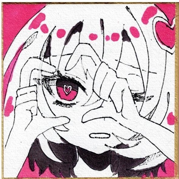色紙原画小「ラブノート」(未公開曲)