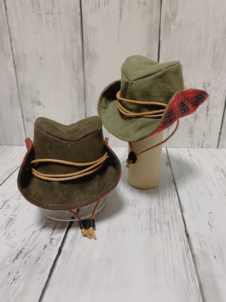 スエード調ウエスタンハット