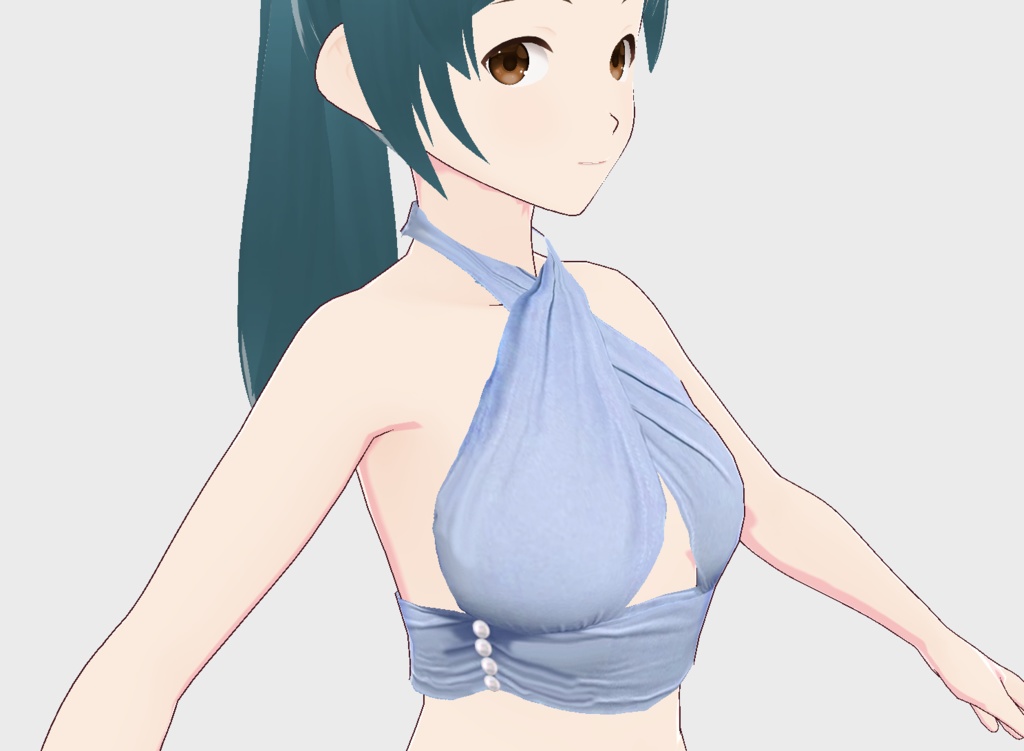 VroidStudio正式版用衣装ホルダーネックセットA（全８色）