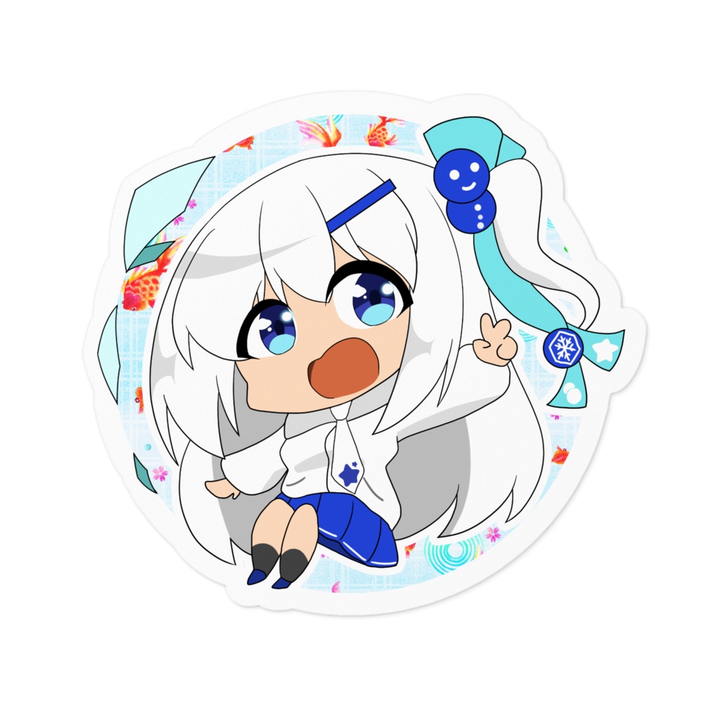 夏ゆるかわステッカー