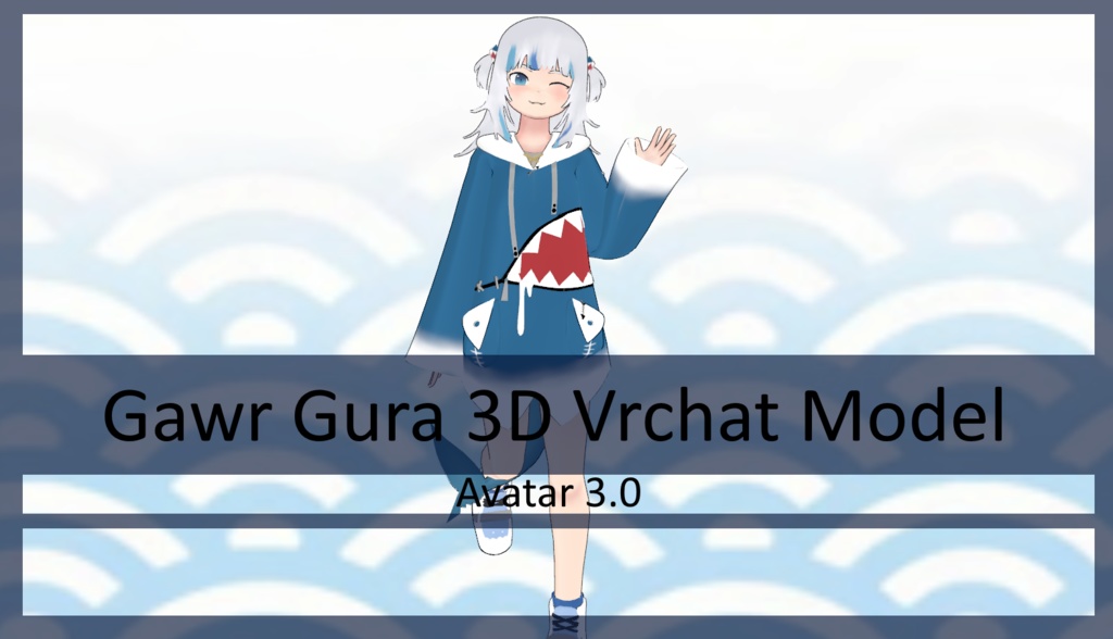 Project Gawr Gura Model Vrchat Ready 3.0+VRM FILES