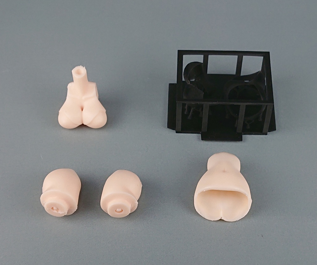 コアパーツセット(黒ver)【ウェアボディ拡張パーツ】