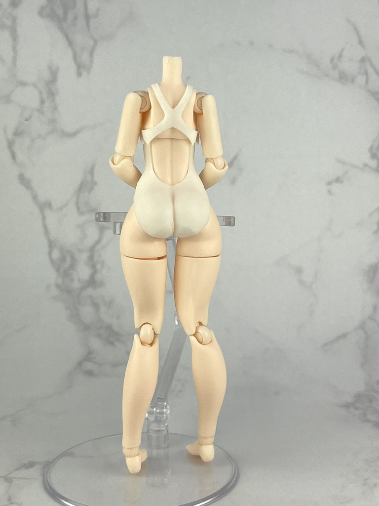 スイムボディ(競泳水着-白ver)