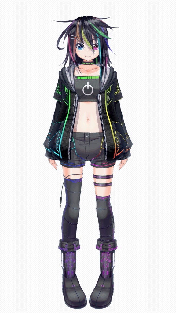 【Facerig,VtubeStudio対応】GamingGirl【数量無制限】