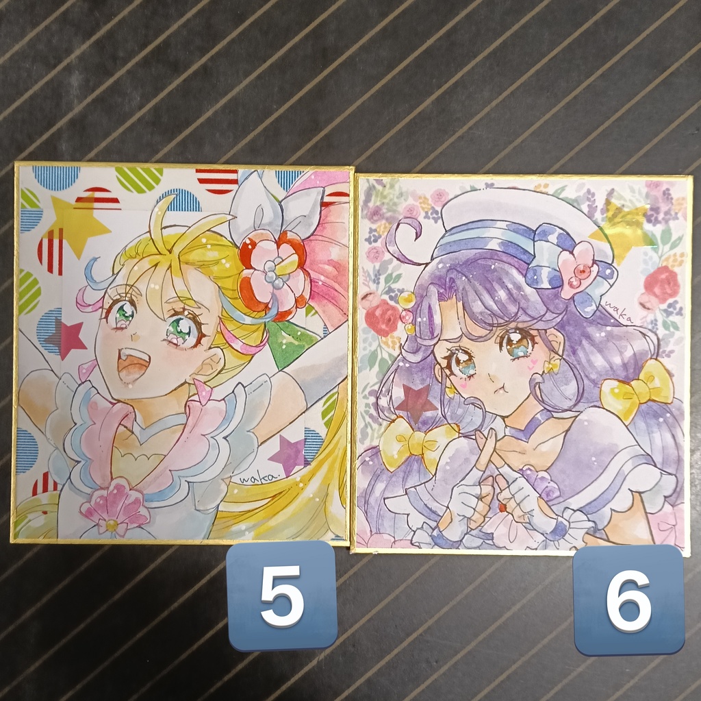 プリキュアミニ色紙