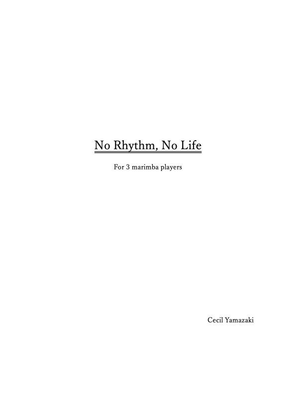 No Rhythm, No Life