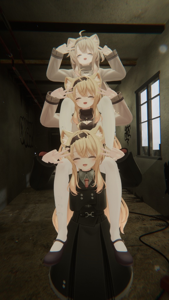 【VRChat】3段エク【liltoon】