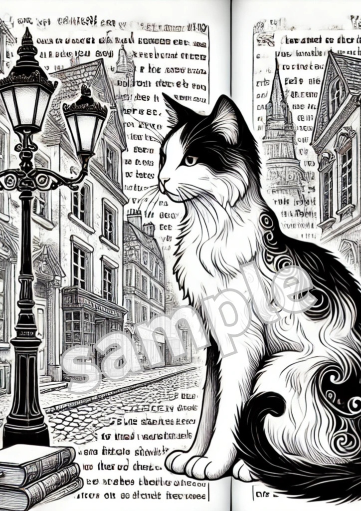 個性的な動物塗り絵セット