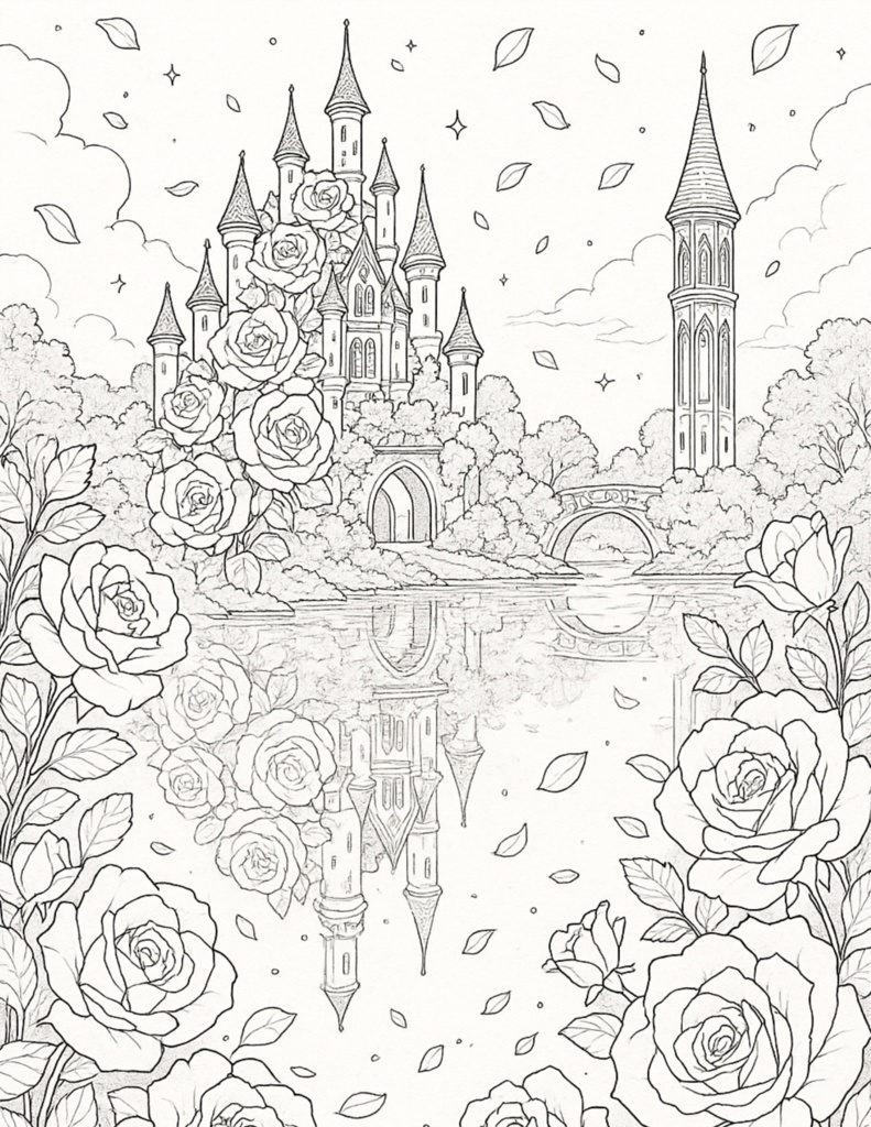 COLORING BOOK - FAIRY TALE - |大人の塗り絵 vol.4